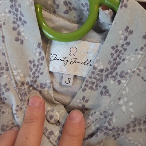 Dainty Jewells Stepping Into Spring size small lavender gray midi dress - Picture 3 of 4